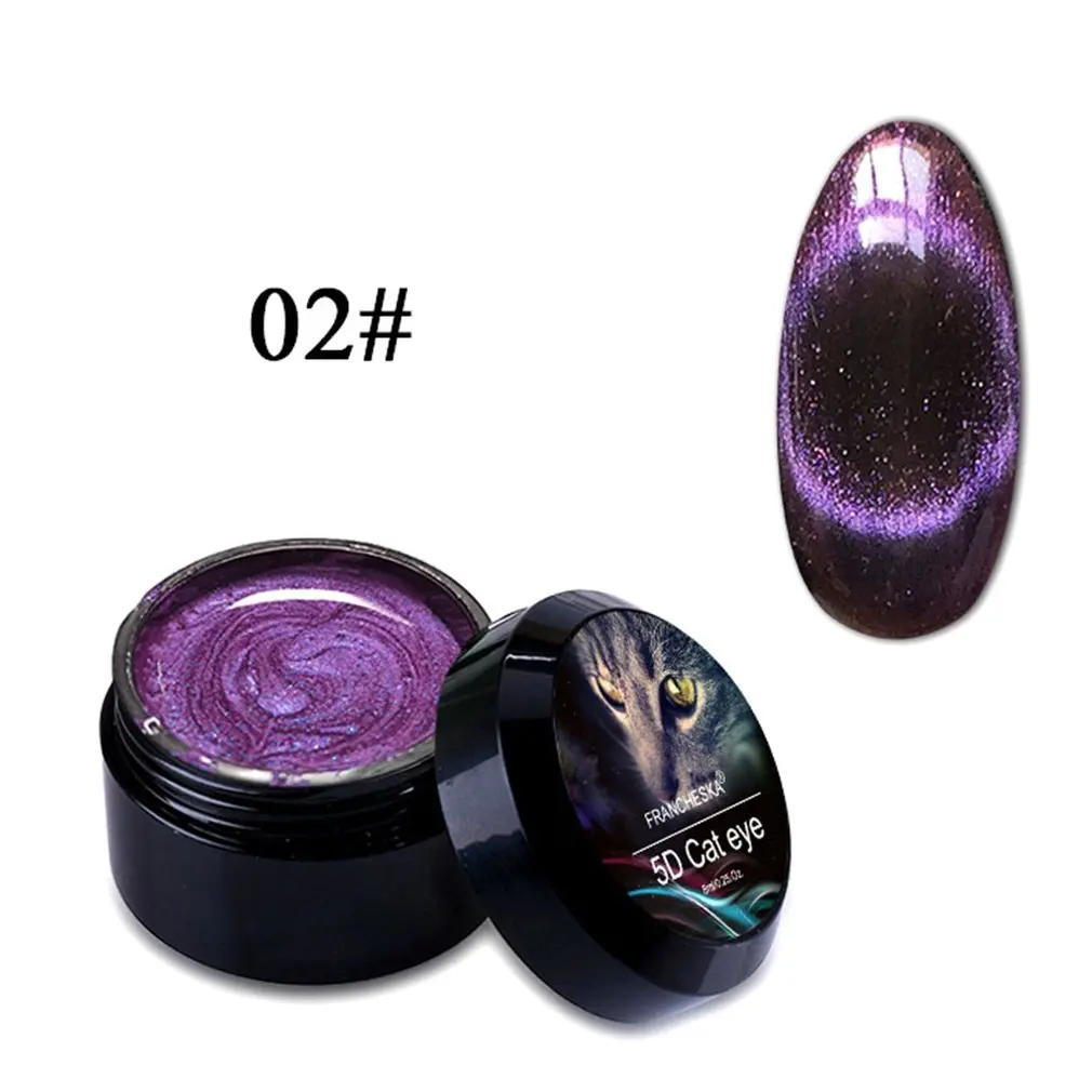 Shiny Nail Polish Super Milky Way Cat Eye 5D Magic Gel Starry Shadow | Красота и здоровье