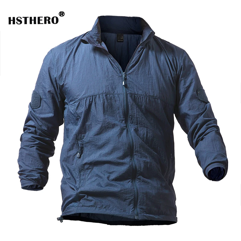 Мужская ветрозащитная куртка в стиле милитари повседневная вентилируемая