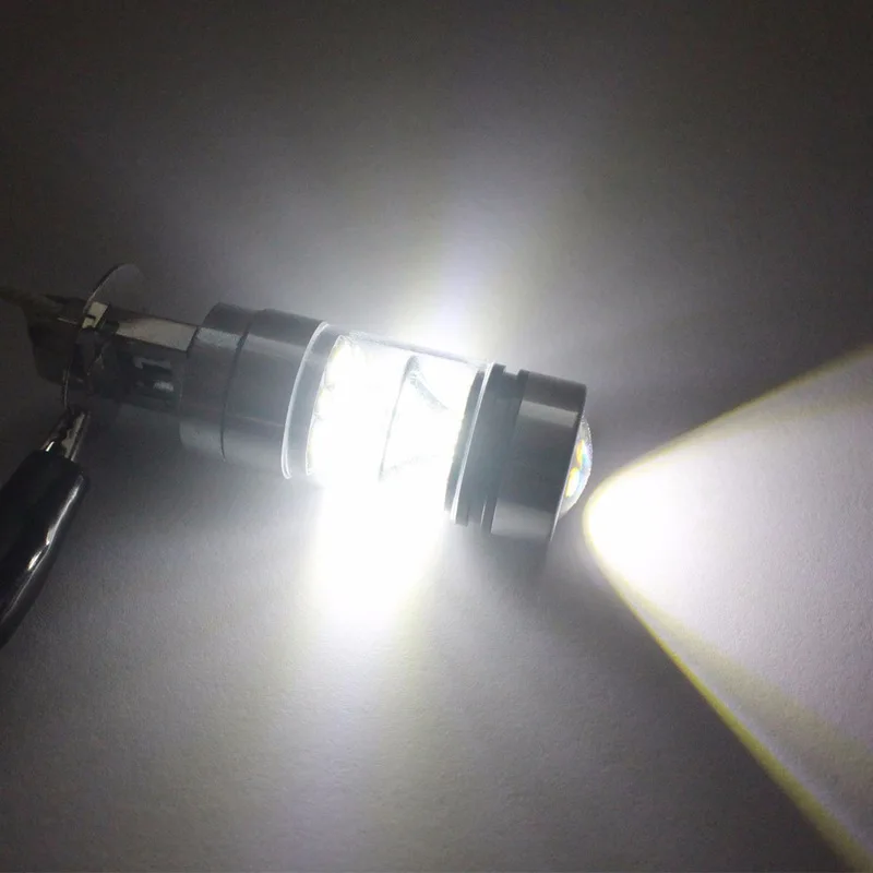 

2PCS H1 LED Fog Light 100W Super Bright 2323 Chips Car Driving Bulb Lamp 12/24V White Car Light Dropshipping