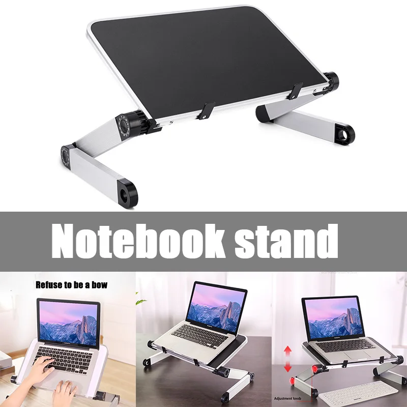 

Adjustable Laptop Stand Computer Desk Tablet Notebook Holder Desk Bracket Standing NC99