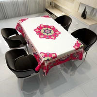 natural bohemian mandala tablecloth waterproof oilproof rectangular table cover wedding home dinner coffee tea table cloth decor