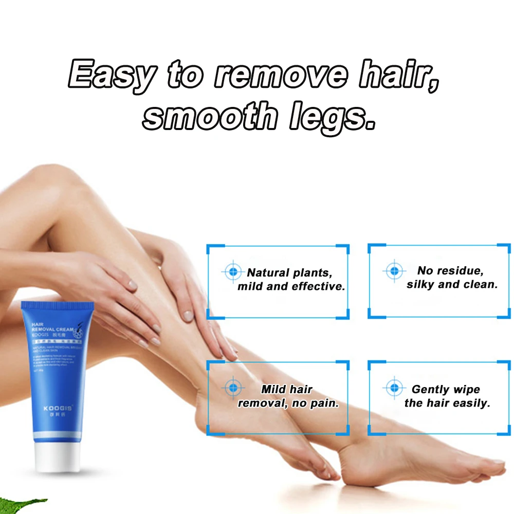 Крем для перманентного удаления волос ног Лобковая Подмышечная Депиляционная