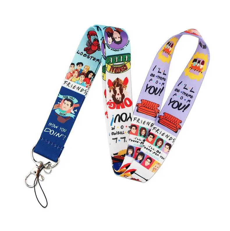 Значок с тематикой ТВ шоу друзей ремешки держатель для телефона взрослых брелок