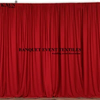 colorful panel polyester wedding backdrop curtain seamless stage background event party backdrops decoration