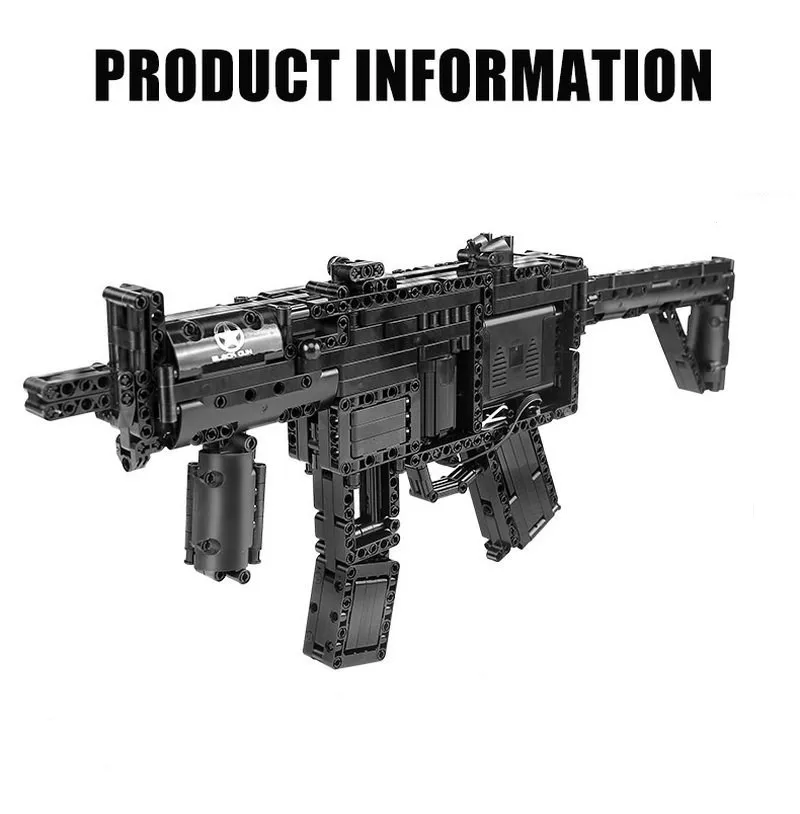 Пресс-форма для KING MOC-29369 783 + шт 14001 моторизованный MP5 пистолет-пулемет модель