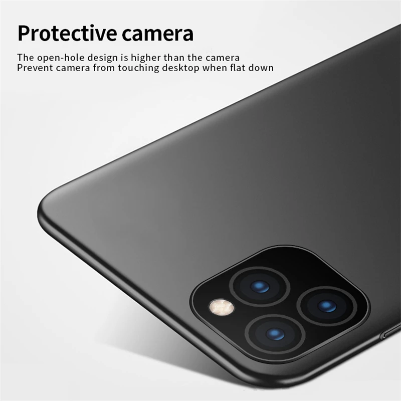 Для iPhone SE 2020 Чехол Жесткий ПК Тонкий против отпечатков пальцев тонкий гладкий для