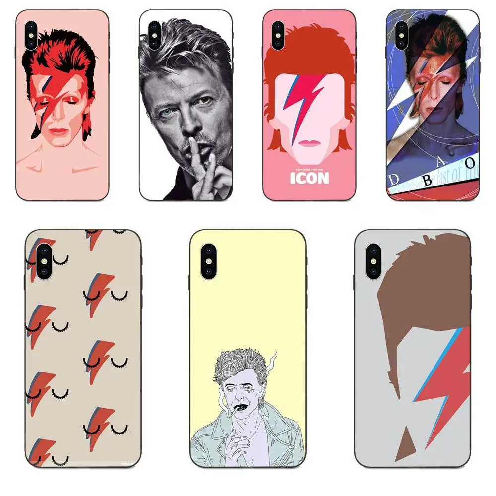 Чехол из ТПУ для мобильного телефона на заказ с изображением Дэвида Боуи Xiaomi Redmi