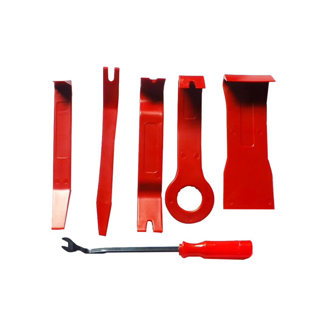 DIY 6Pcs Car Door Dash Audio Radio Removal Tool Panel Trim Install Open Pry Kit Set Plastic Repair Tools | Автомобили и мотоциклы