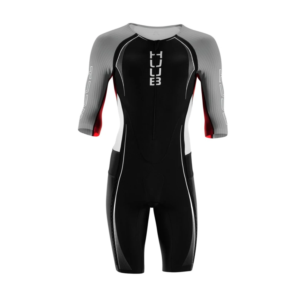 Костюм для триатлона HUUB Design Team лайкра Aero Skinsuit боди велосипедный комбинезон