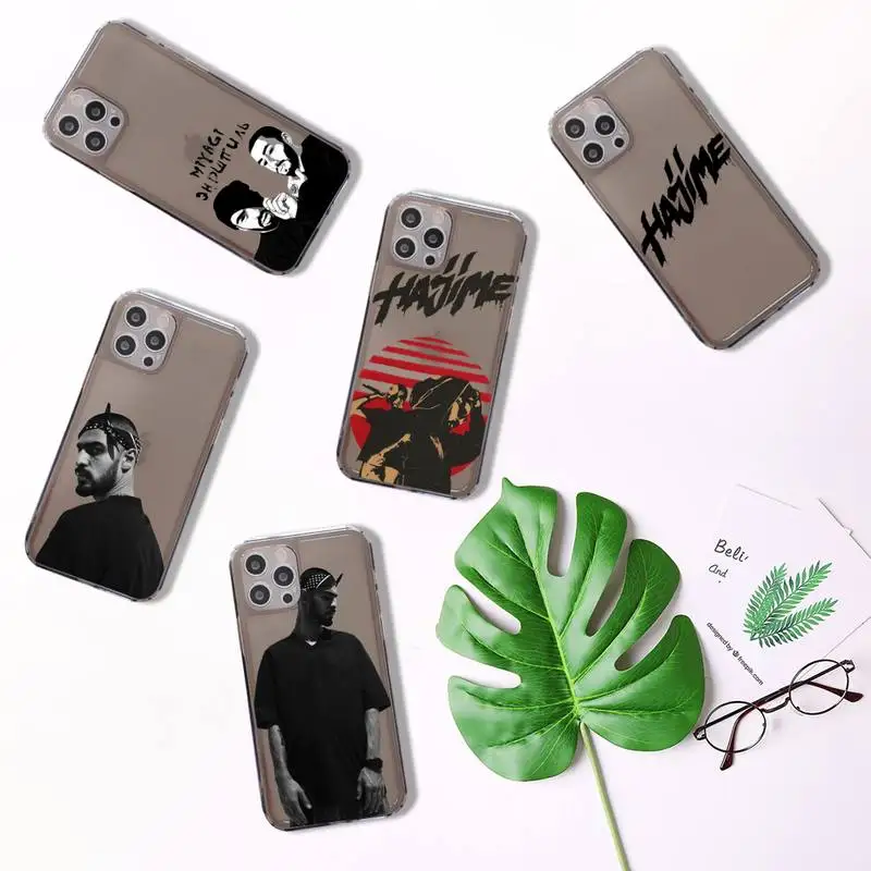 

Hajime MiyaGi Andy Panda Phone Case For iPhone 7 8 11 12 X XS XR MINI Pro Max Plus Retro Black Grey clear transparent