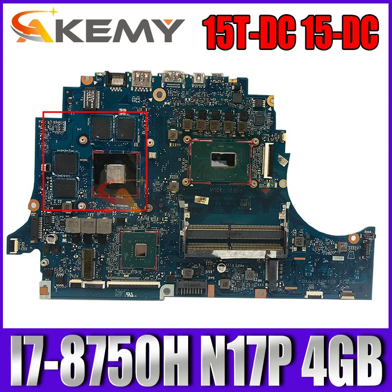 

Материнская плата для ноутбука HP OMEN 15T-DC 15-DC I7-8750H N17P 4 Гб WIN10