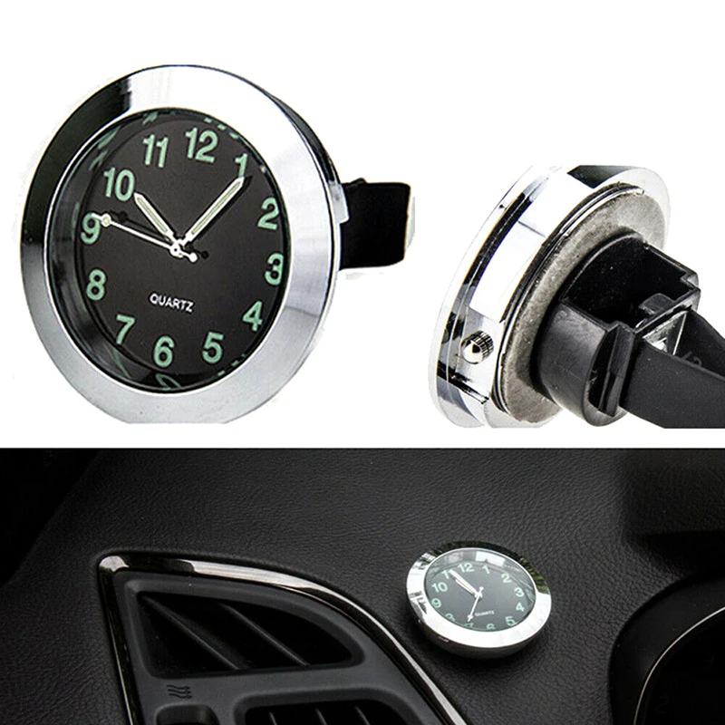 

Hot sale Luminous Auto air outlet Watch Car styling for Car Gauge Clock Mini Auto Air Vent Quartz Clock with clip