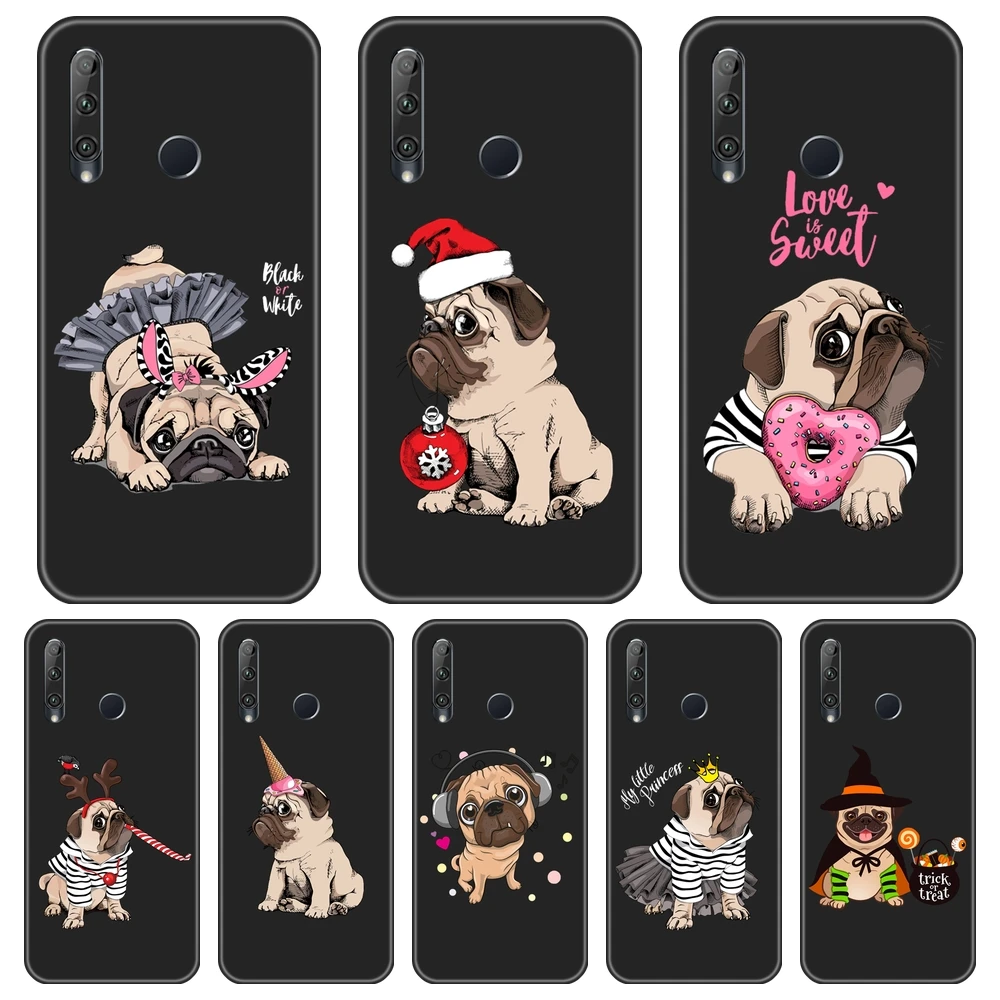Силиконовый чехол для телефона Huawei Honor 8S 8A Pro V20 Pud Dog Рождественская мягкая задняя
