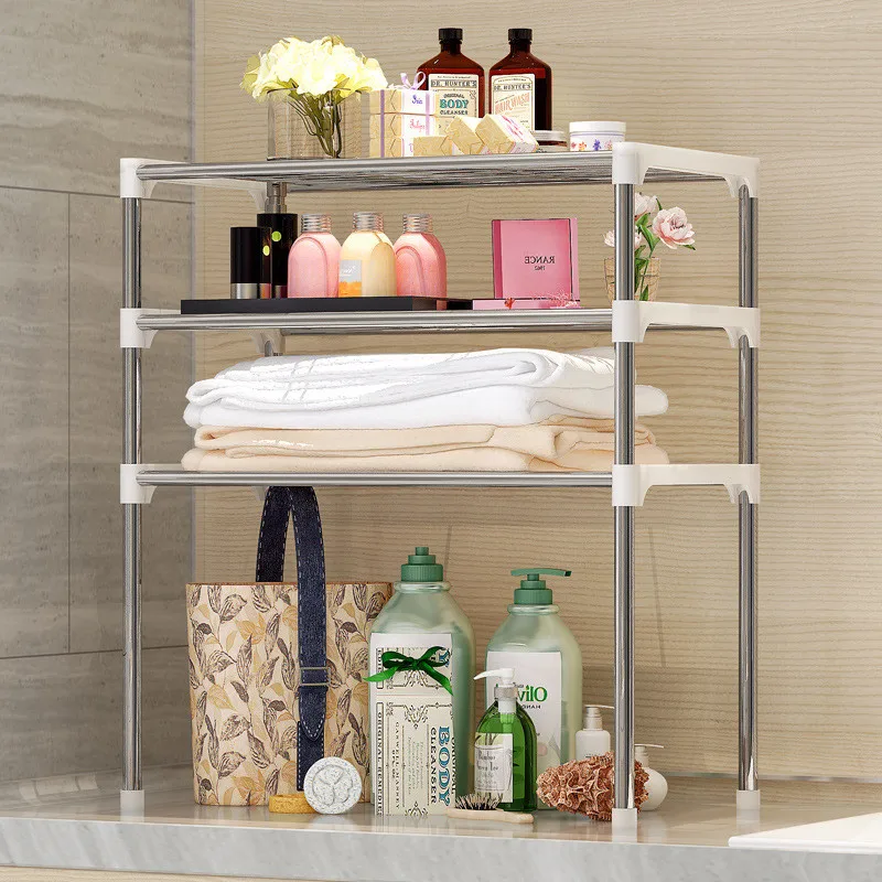 23 layer microwave oven shelf stainless steel vertical spice shower gel debris storage rack bathroom kitchen accessories free global shipping