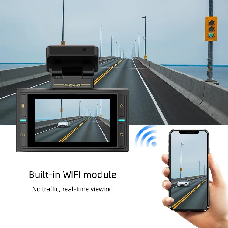 

New Trending GPS DVR Rear View Camera Radar Detector Video Recorder 2 Lens Car Black Box Super Night Version