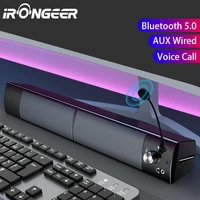 usb computer speakers pc speaker bluetooth soundbar with microphone altavoces desktop sound bar music boombox home theater