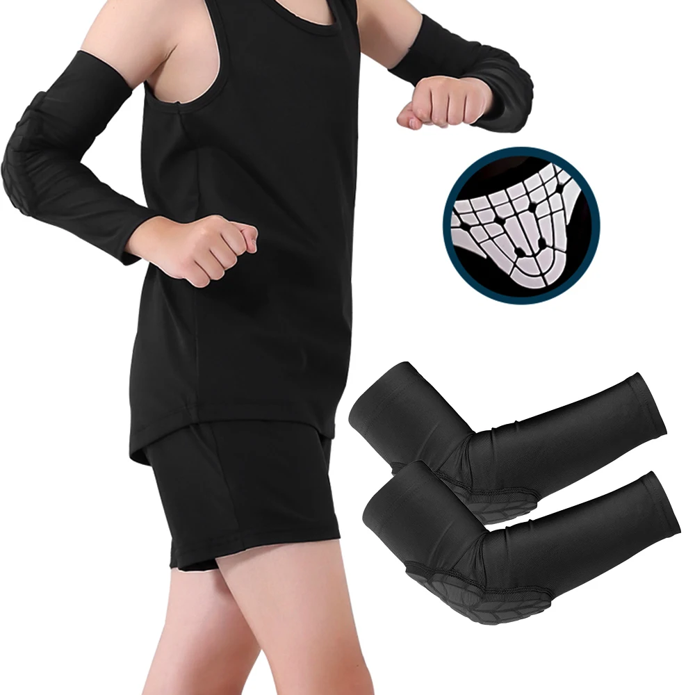 Детские компрессионные налокотники противоскользящие Молодежные защита от сота