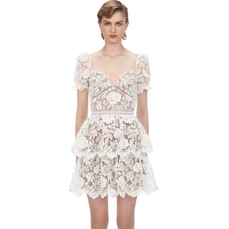 ZAWFL новинка 2021 модный подиумный дизайн высококачественное ажурное кружевное