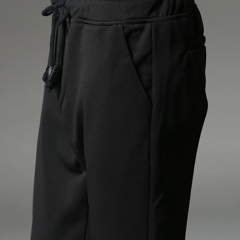 

Top Selling Product In 2020 Spring Autumn New Trousers Claw Design Drawstring Sports Solid Color Casual Pants Men's Clothing