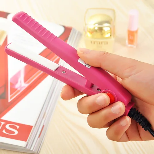 Мини выпрямитель для волос плоский утюжок челка горячий бигуди керамические