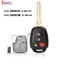 kutery hyq12bdm 314 4mhz remote key g h chip for toyota camry corolla 2012 2017 hyq12bel no mark