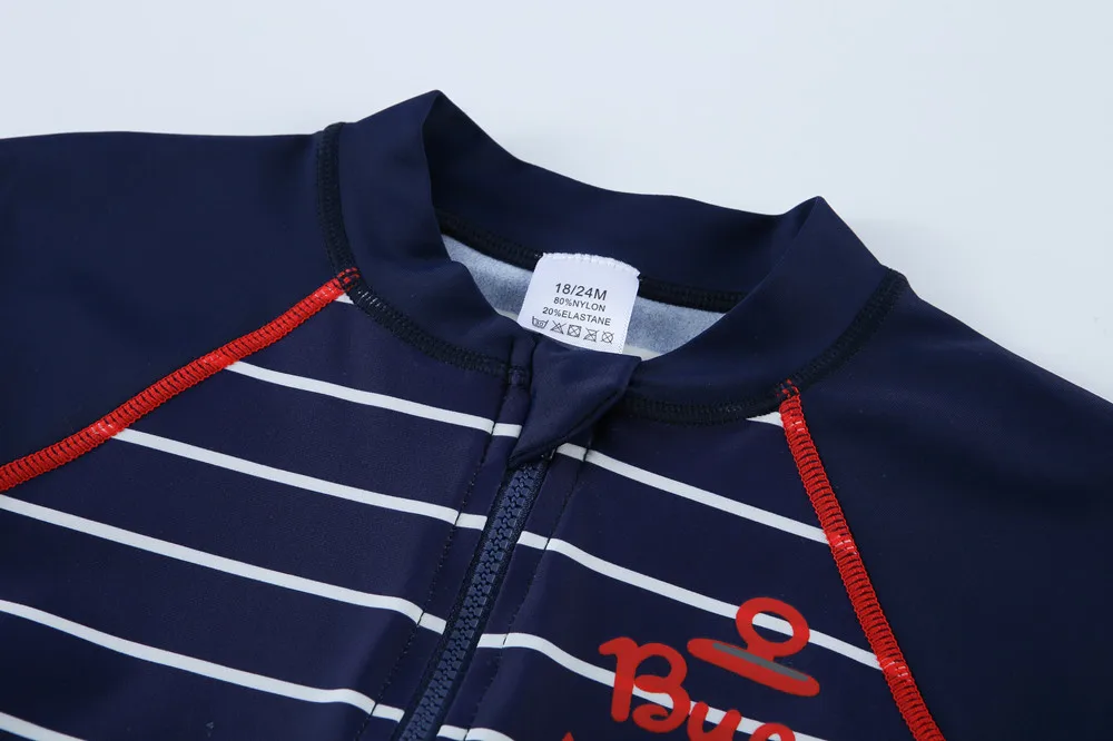 Wishere Baby Swimwear For Boys 3-36M One-piece Swimsuit Kids Beachwear UPF50+ Swimming Clothing Sunsuit