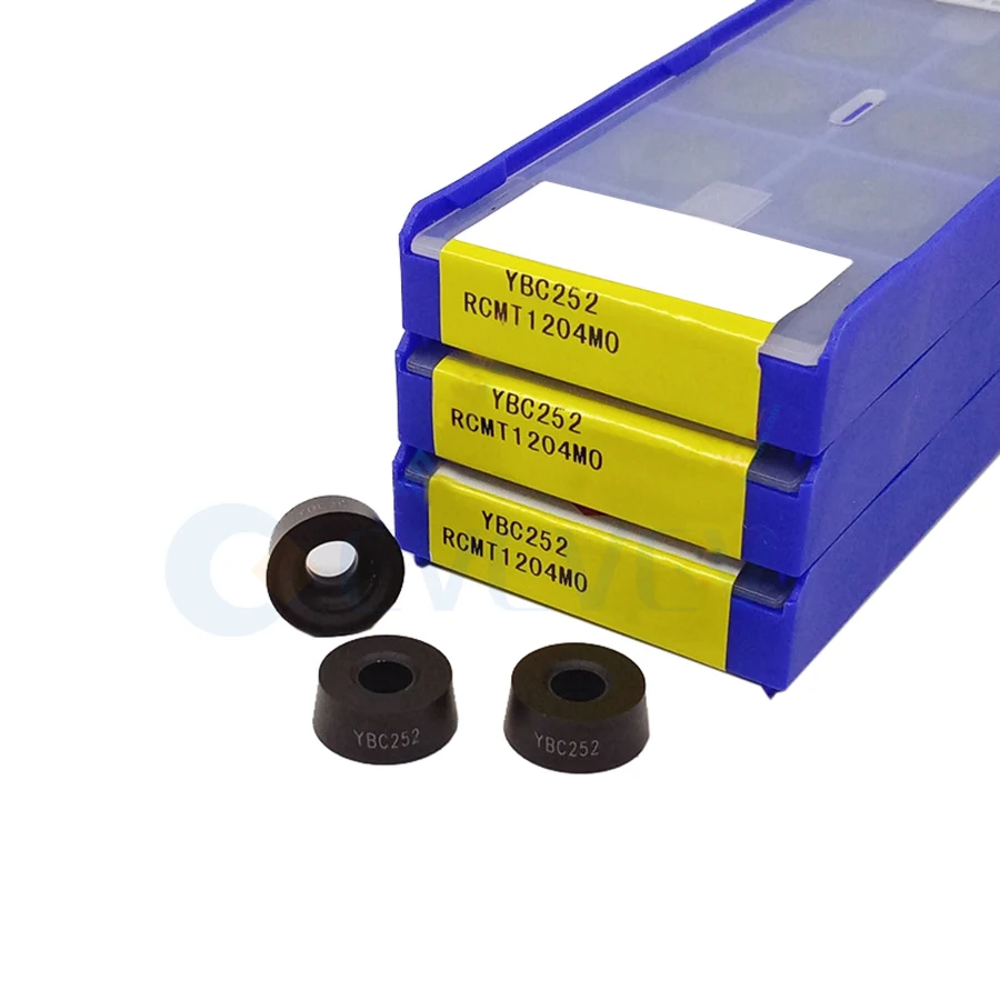 RCMT YBC251/YBC252 RCMT0803MO RCMT10T3 RCMT1204 твердосплавная вставка R4 R5 R6 токарный инструмент
