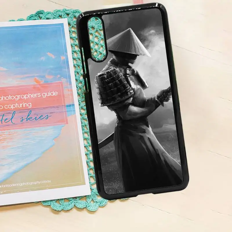 

Japan The Samurai Ninja pattern Anti-fall mobile Phone Case coque PC for iPhone 11 12 pro XS MAX 8 7 6 6S Plus X 5S SE 2020 XR