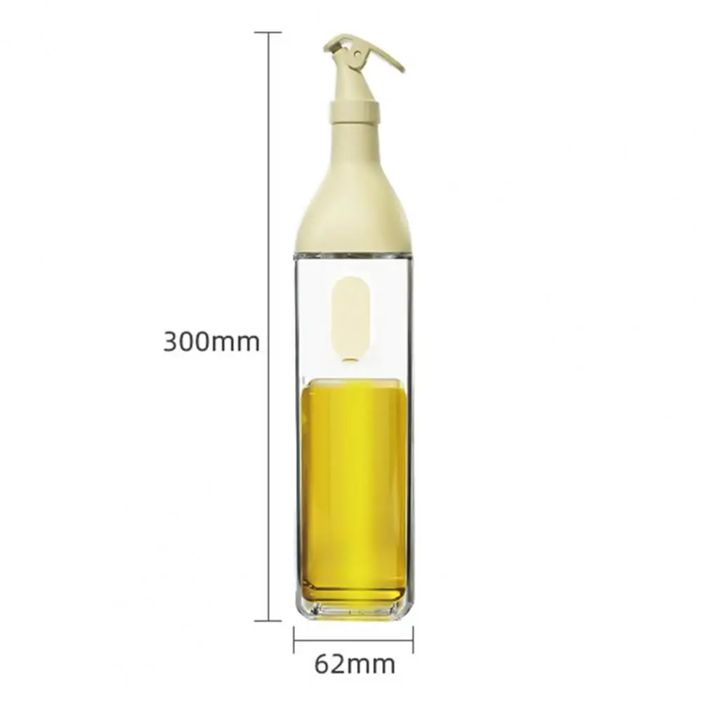 

Hot Sales 500ml Oil Bottle with Classification Tag Multi-purpose Glass Seasoning Vinegar Bottle for Kitchen