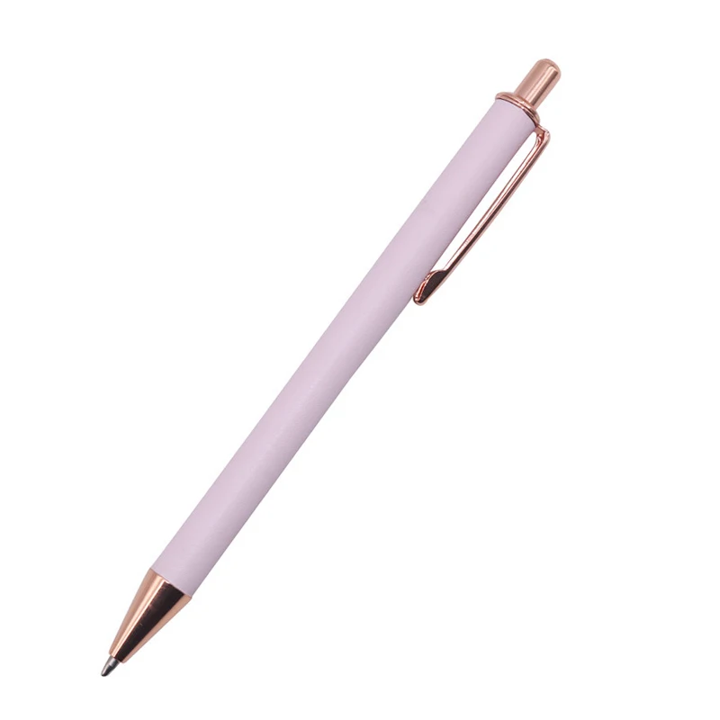 Pink 1 pcs Ballpoint pen Boutique 1.0mm Glitter sequin crystal pen Three colors optional Student stationery office Writing pen - Color: Pink