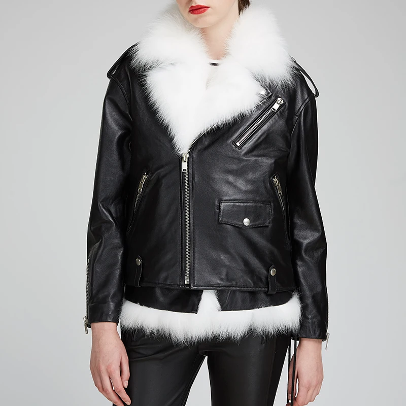 Комплект качественной зимней двухкомпонентной превосходной натуральной овчины