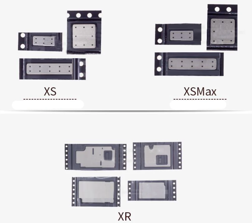 1 комплект для iPhone XR XS Max X 5 5S 6 6s 7 7p 8 plus материнская плата EMI shield Веб-логическая плата чистая Защитная крышка Запасные части