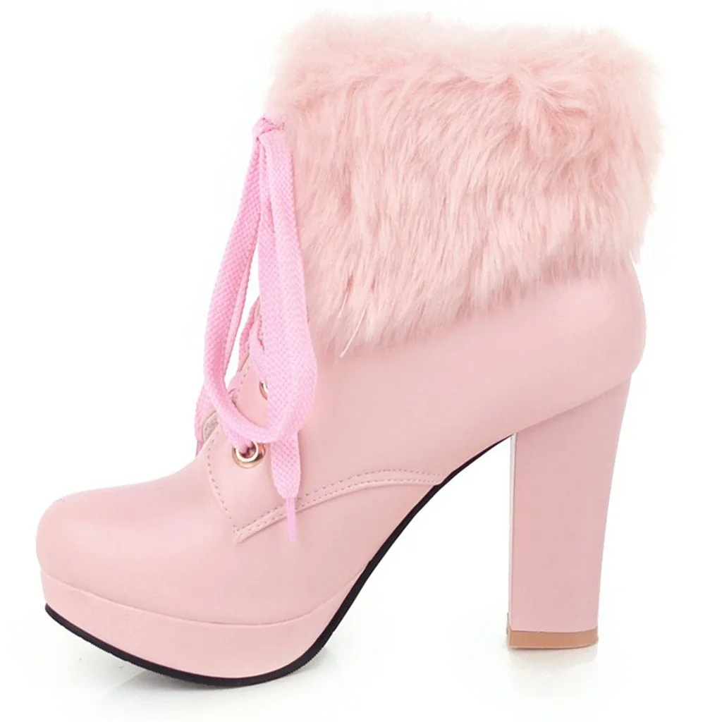 SAGACE очаровательные сексуальные сапоги на платформе высоком каблуке зимние