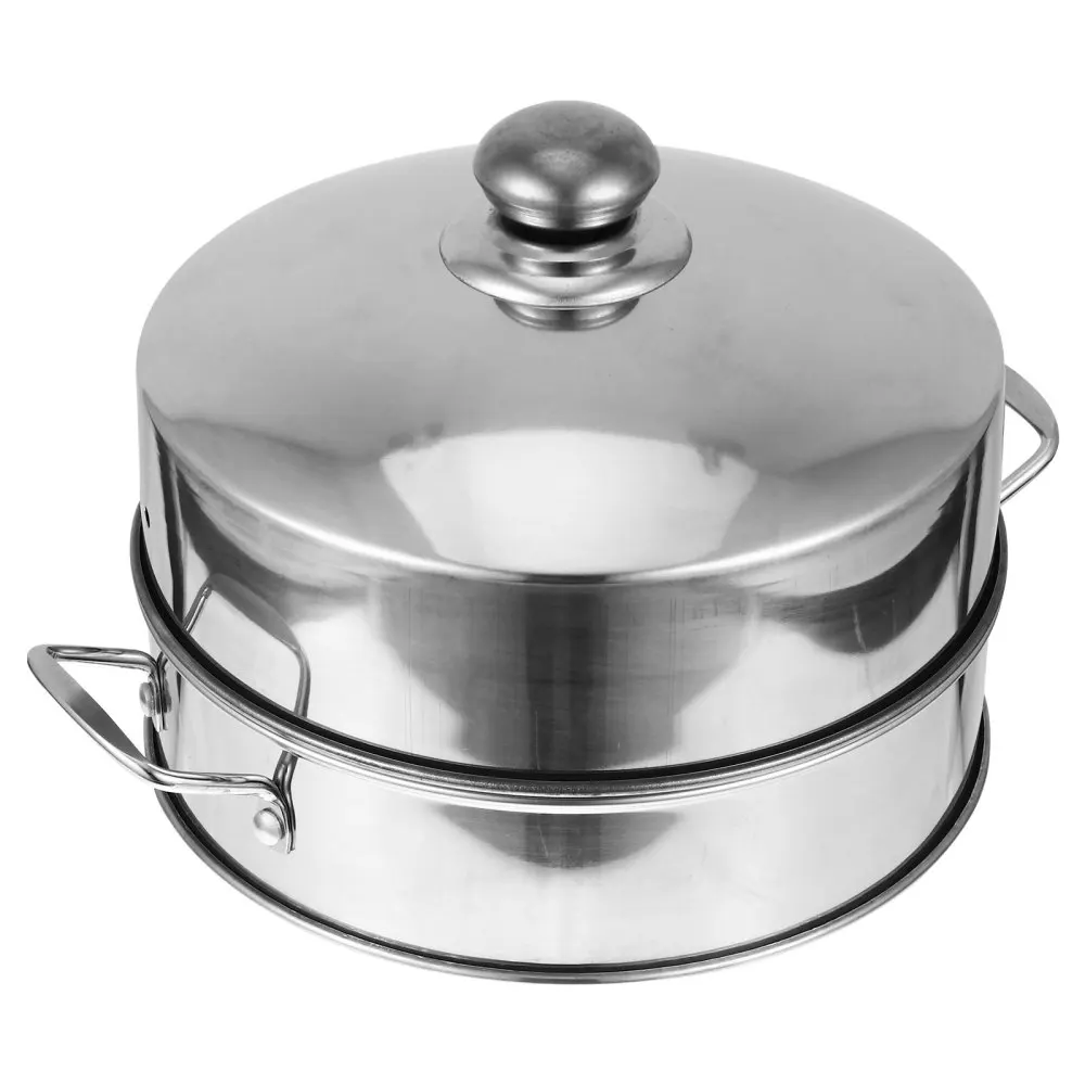 

1 Set 20cm Stainless Steel Steamer Baskets Practical Rustproof Food Steamers