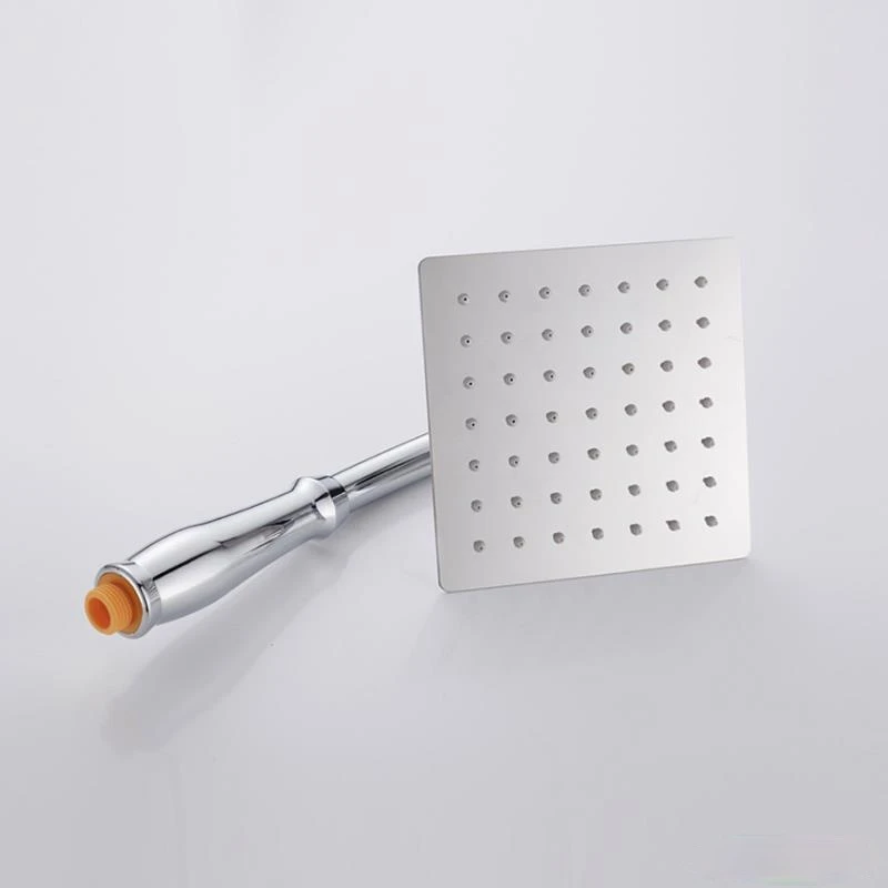 

6 and 8 inch shower head stainless steel brass shower head water saving bathroom rain spa square handheld shower head
