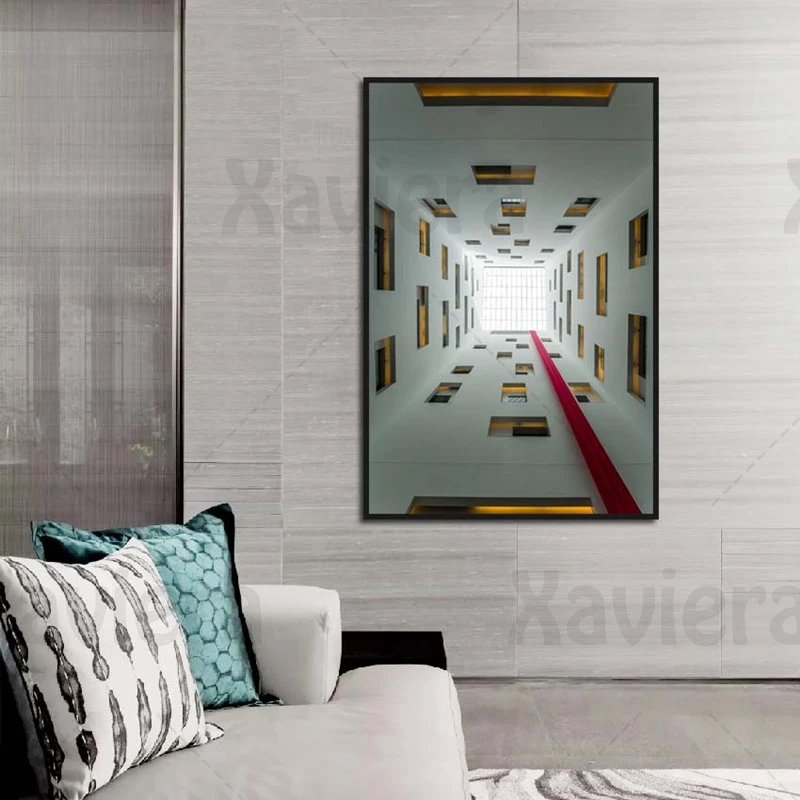 

Modern Canvas Painting Roof Architecture Night View Building Home Decor Living Room Decor Art Wall Pictures HD Posters and Print