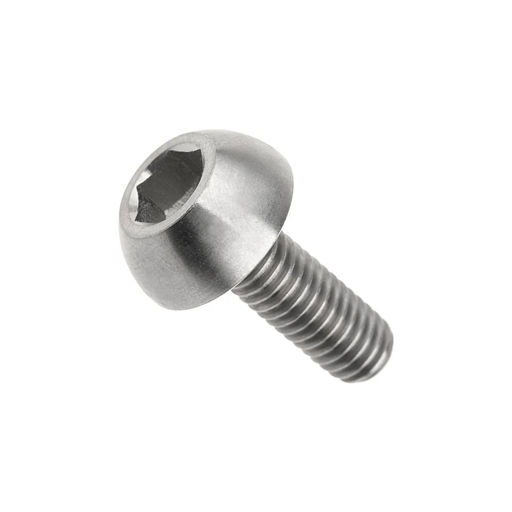 Xingxi m6x17мм Шестигранная розетка с круглой головкой титановый болт для тормозного винта двигателя 1 шт.