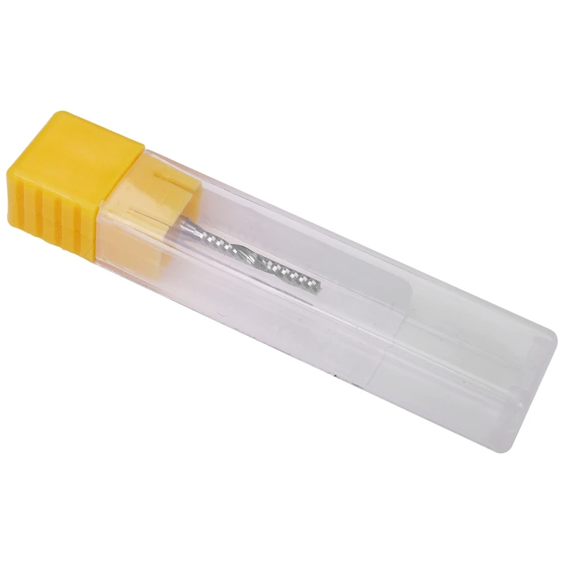 

2 мм x 15 мм твердосплавная спиральная Концевая фреза с одной канавкой, фреза с ЧПУ