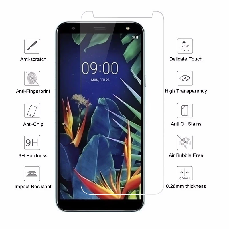 Защитное стекло для LG K 40 K40 закаленное 2.5D Premium 9h Защита экрана lg k защитная