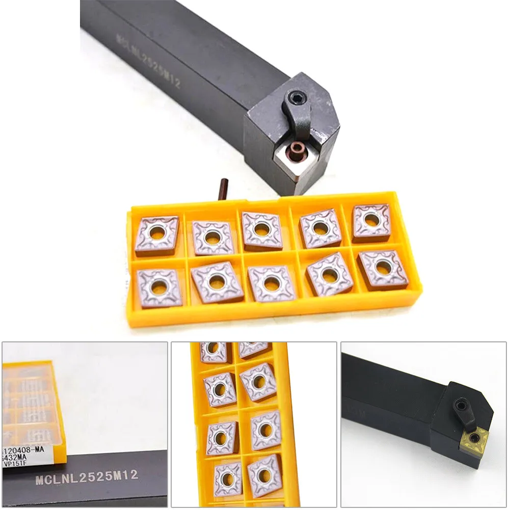 

Left Hand MCLNL2525M12 Tool Holder With Wrench CNMG120408-MA CNMG432-MA