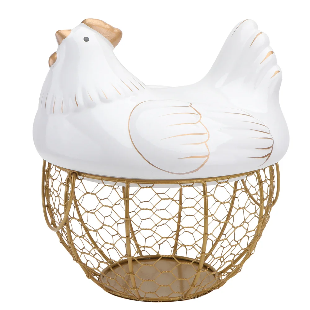 

1Pc Lovely Style Snack Storage Basket Fruit Basket Storage Container With Lid