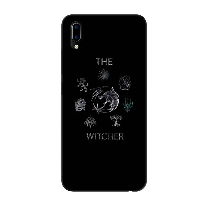 

Hot Game W-Witcher Phone Case For Huawei nova 5 6 7 pro Y5 2019 prime 2018 Y9s Y7 Black Soft nax fundas cover