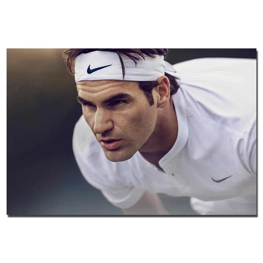 Roger Federer с теннисисткой постер печать на холсте Картины Wall Art для домашнего декора