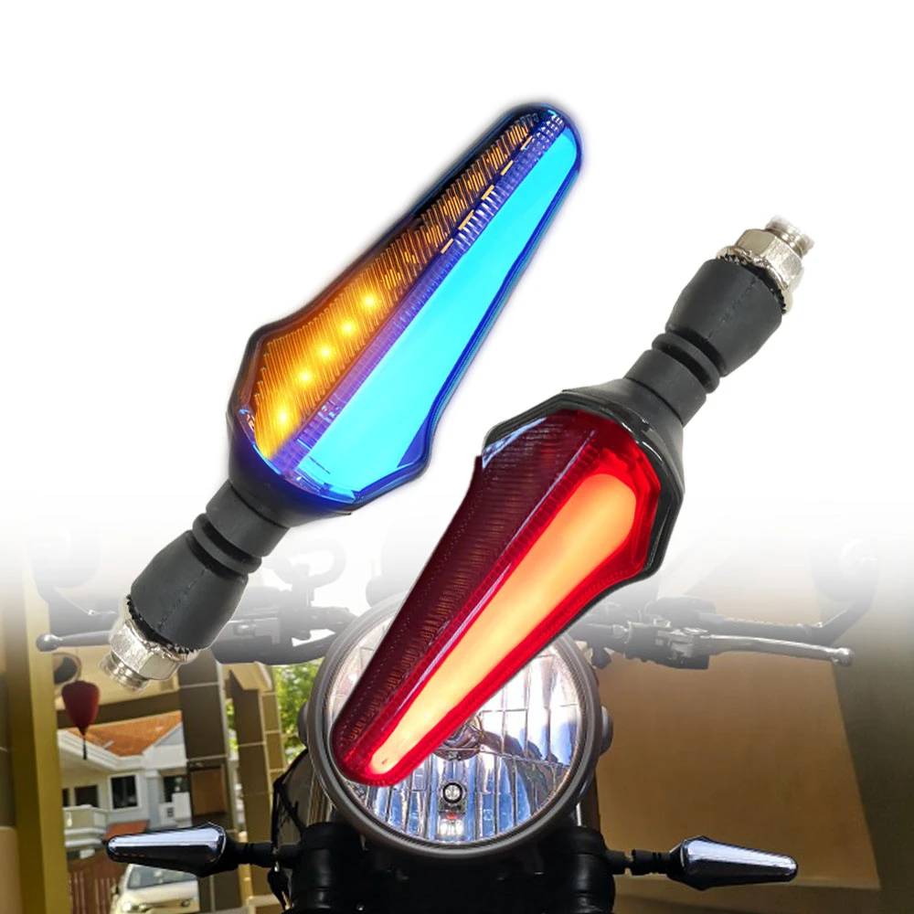 2 шт. универсальный мотоцикл 24 LED поворотные сигнальные огни яркие для Honda Harley Hayabusa