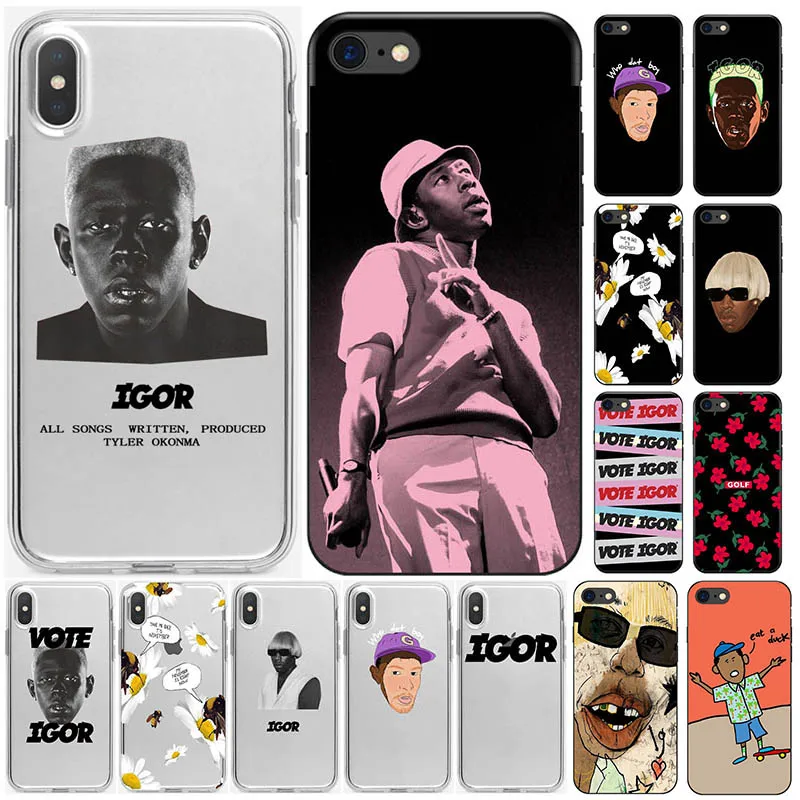 Чехол Tyler The Creator Golf для IPhone XS X 6 6s 5 7 8 MAX Plus прозрачный мягкий чехол телефона из ТПУ