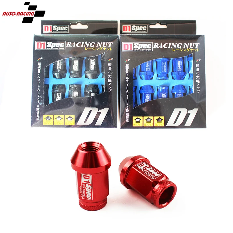 D1 Spec 20 шт./комплект 40 мм M12X1.5 SPEC JDM Колёсная гайка для HONDA ACURA CIVIC INTEGRA NEW(P: 1 5 L:40