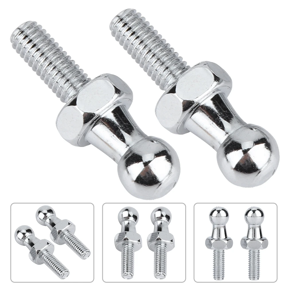 2pcs 10mm Ball Stud Bolt M6 for Gas Struts Ended Bonnet Zinc Plated Steel | Автомобили и мотоциклы