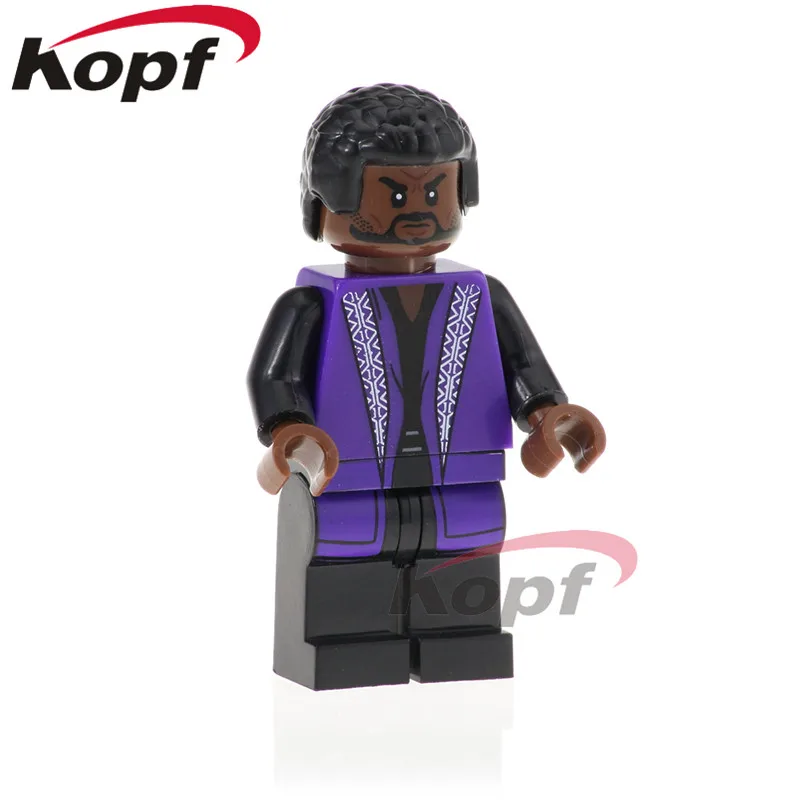 Одиночная супер героев строительные блоки Черная пантера M'baku Shuri Killmonger кирпичи Фигурки игрушки для детей XH 857