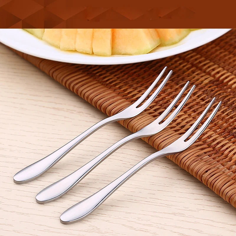 3 шт./лот вилка для фруктов из нержавеющей стали кухонные приборы столовые