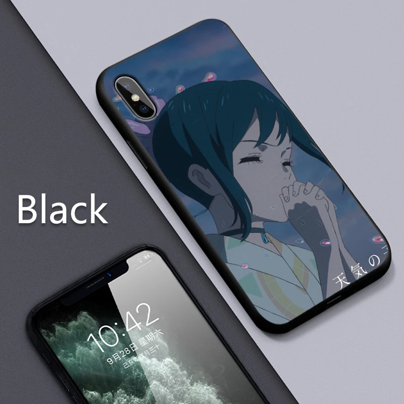 Phone Case For Huawei P Smart Honor 7A Y6 Y7 Y9 Prime2018 Weathering with you Silicone TPU drop resistance Cover Fundas Coque | Мобильные